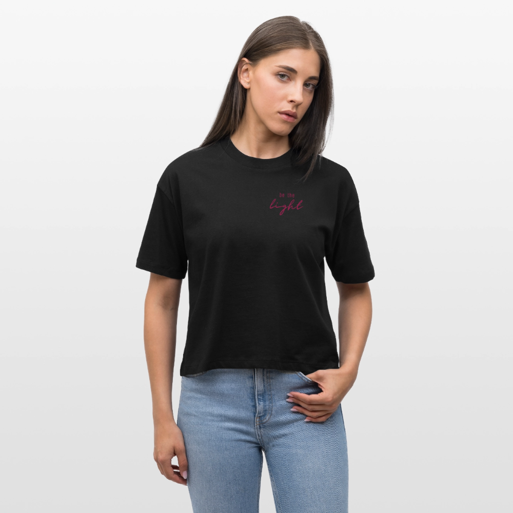 be the light - Frauen T-Shirt - Schwarz