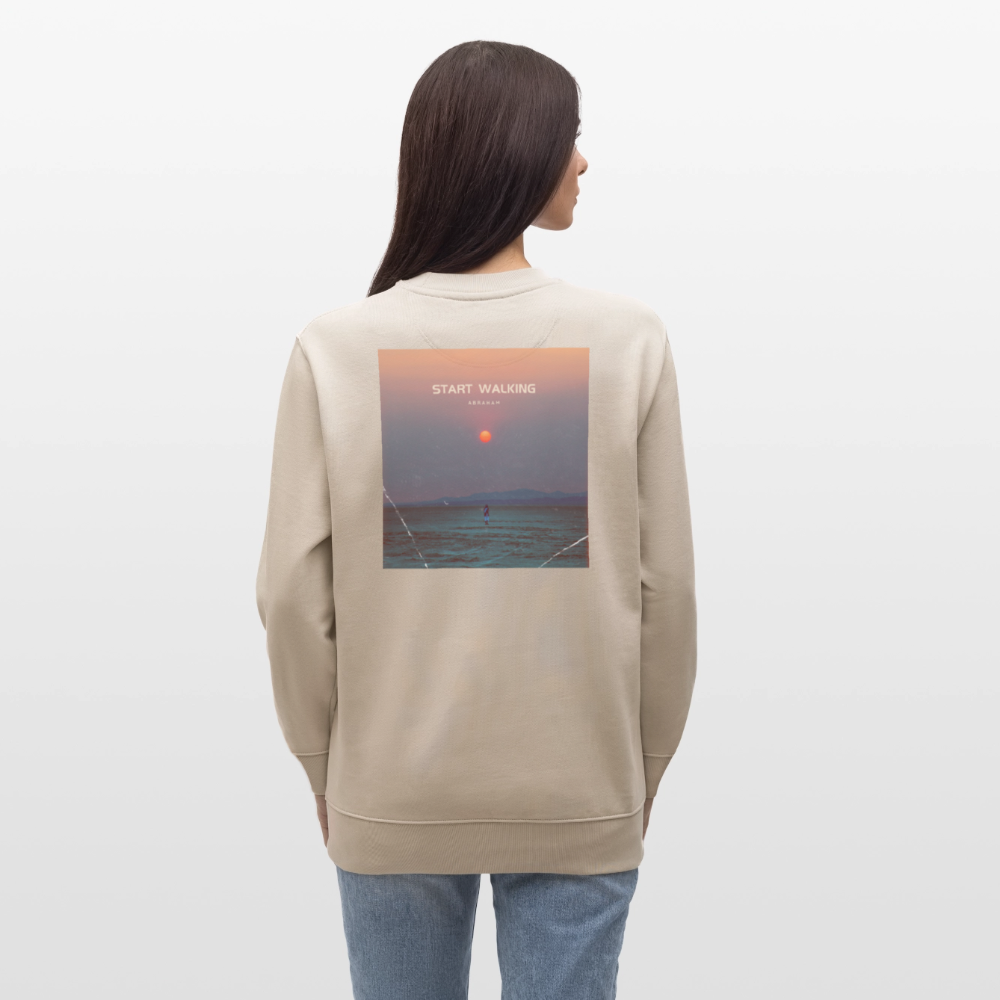 Start walking - Unisex Sweatshirt - Beige
