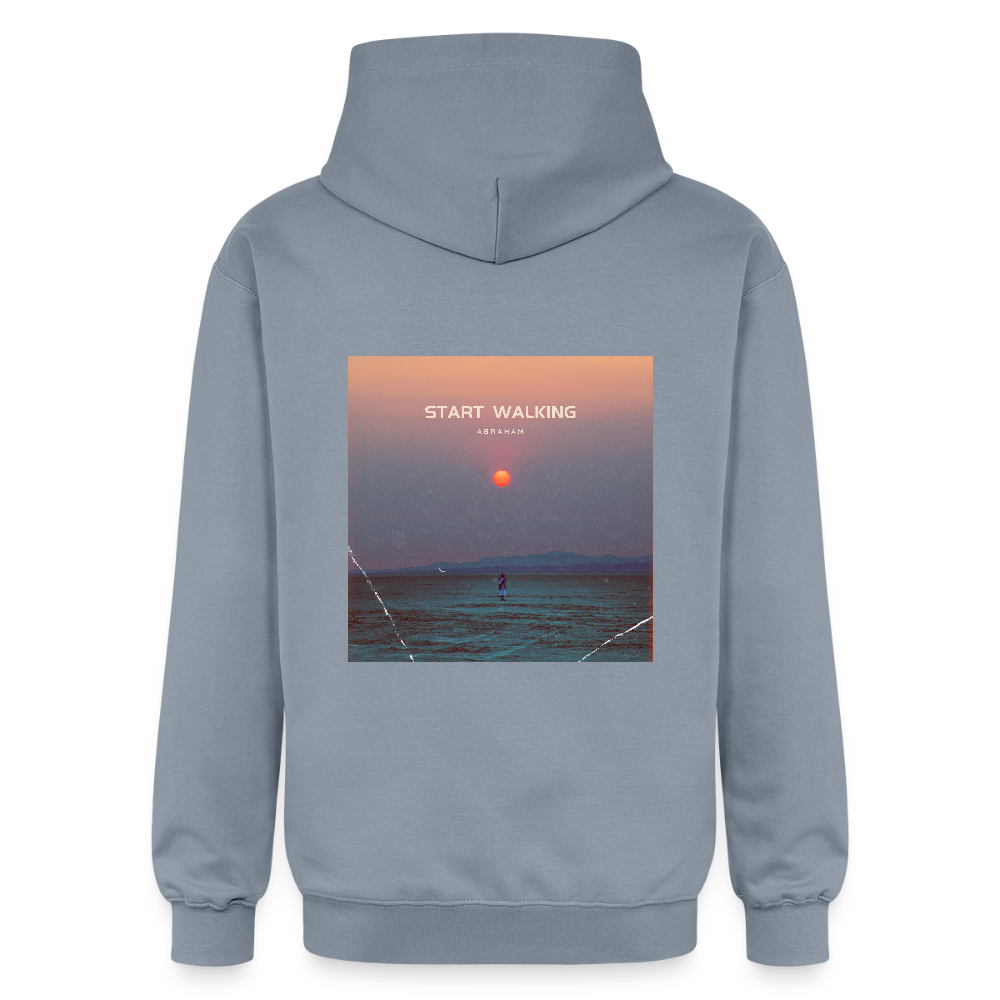 Start walking - Unisex Hoodie - Blau