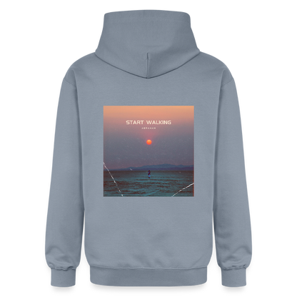 Start walking - Unisex Hoodie - Blau