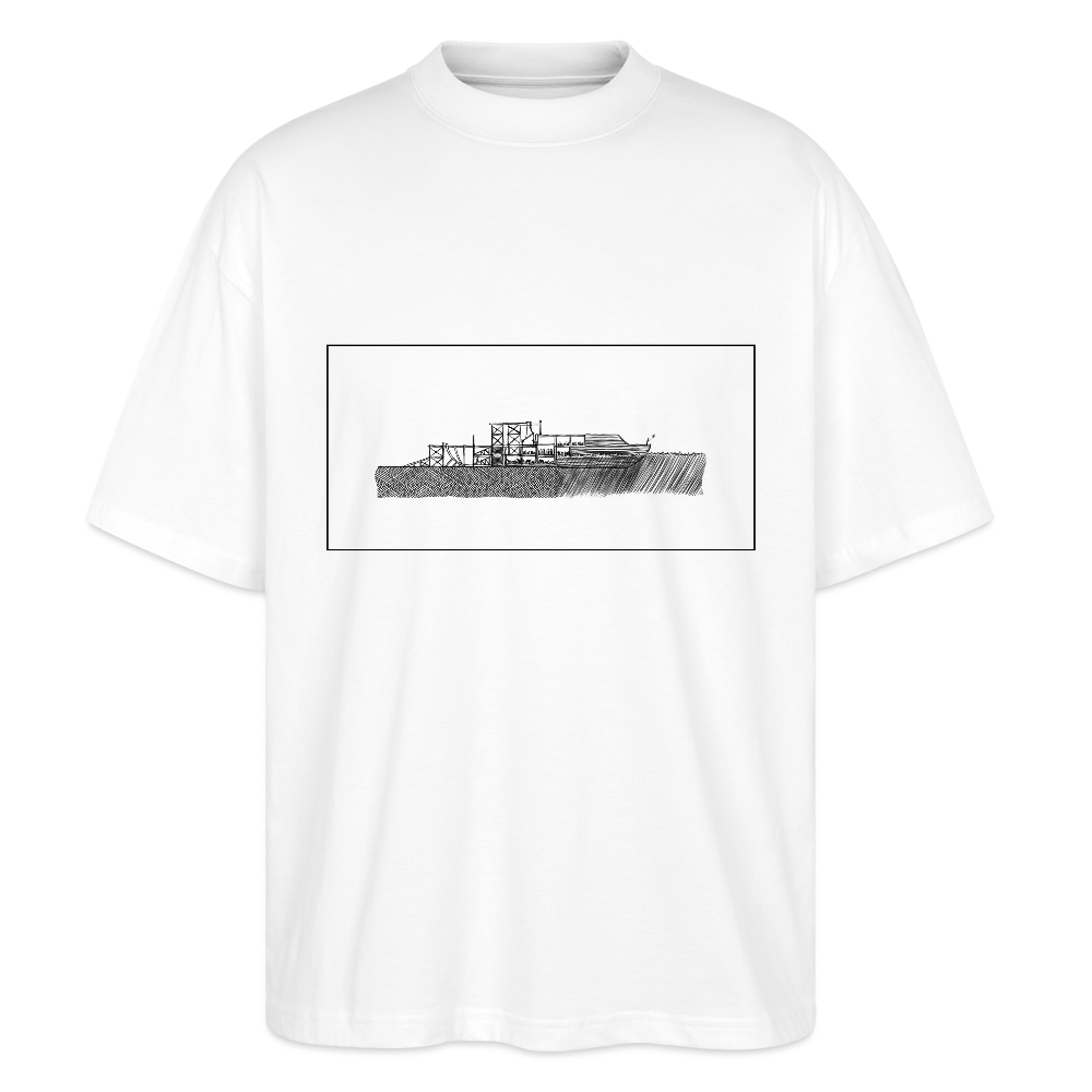 trust - Unisex Oversized Bio-T-Shirt - Weiß