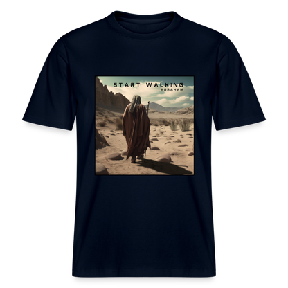 Start walking - Unisex Bio-T-Shirt - Navy