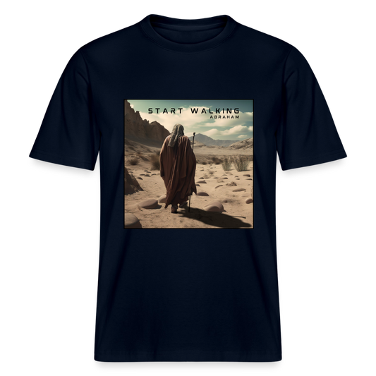 Start walking - Unisex Bio-T-Shirt - Navy