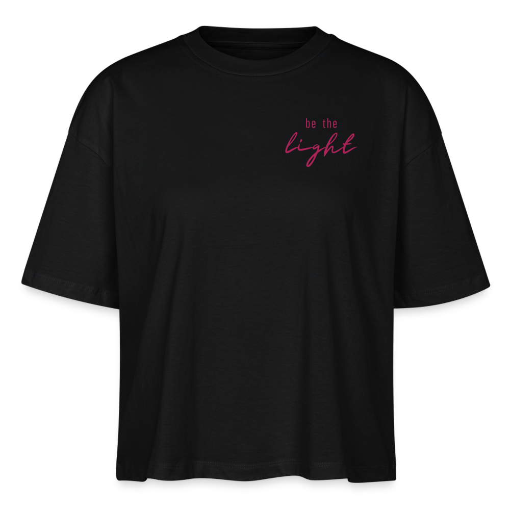 be the light - Frauen T-Shirt - Schwarz