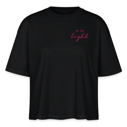 be the light - Frauen T-Shirt - Schwarz