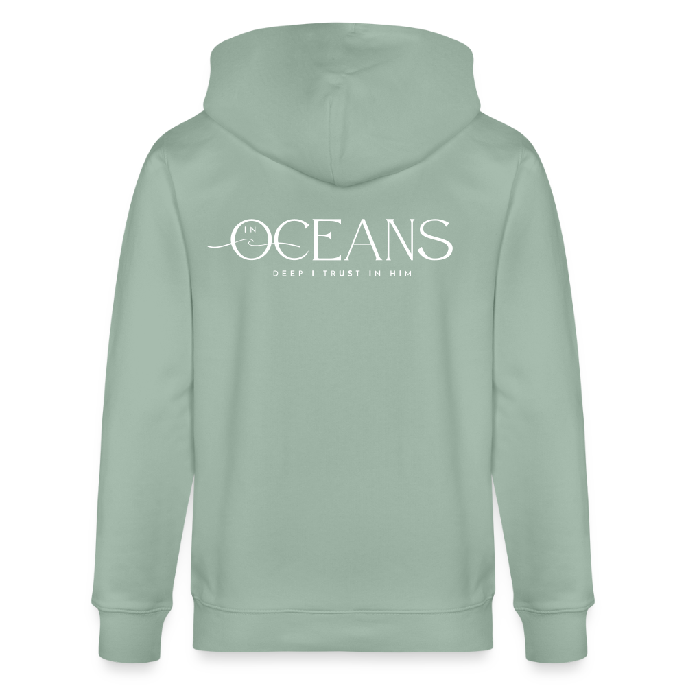 Oceans - Unisex Kapuzenjacke - Helles Graugrün
