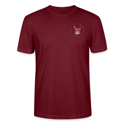 saved by grace - Unisex T-Shirt - Burgunderrot