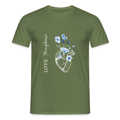 Love transforms - Männer T-Shirt - Militärgrün