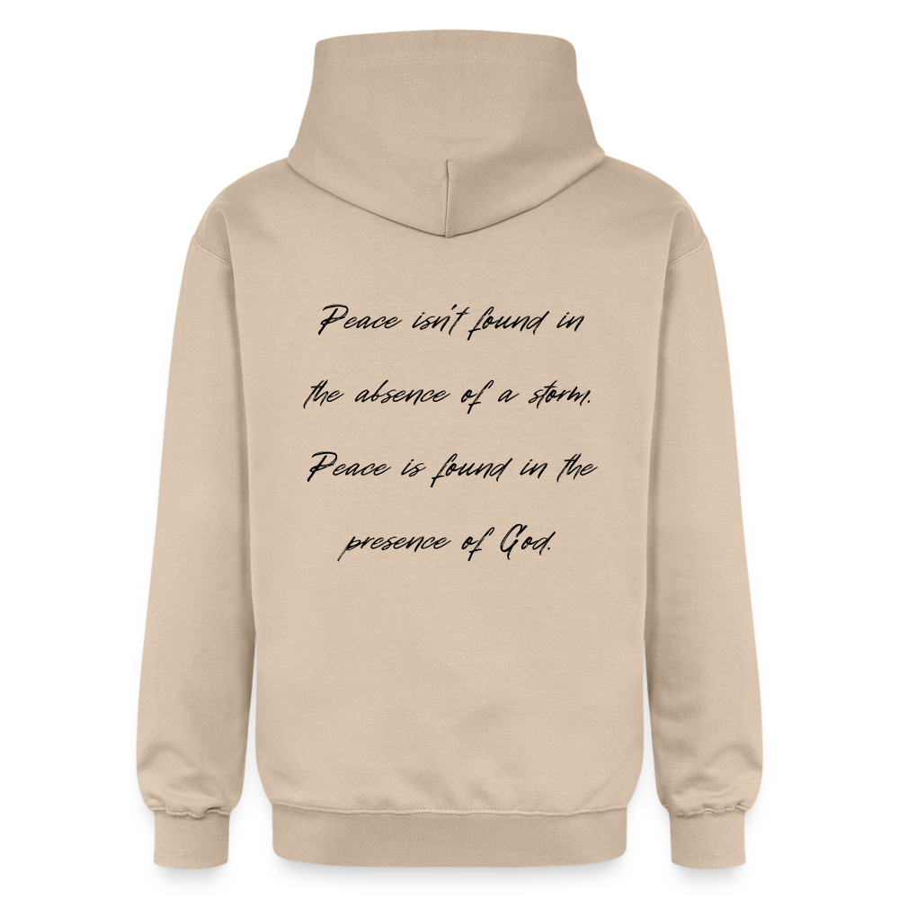 Peace in his presence - Unisex Hoodie - Sand