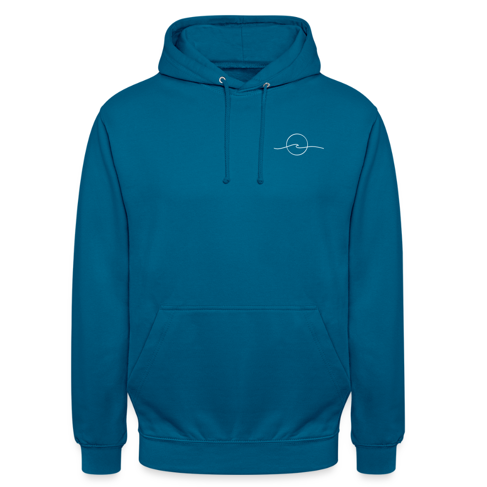 Oceans - Unisex Hoodie Backprint - Tiefseeblau 