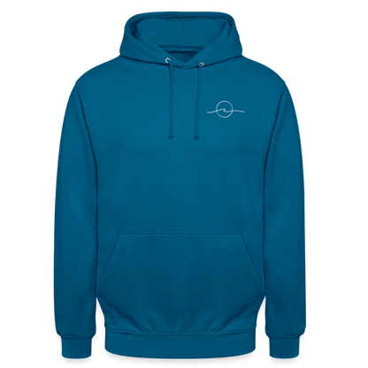 Oceans - Unisex Hoodie Backprint - Tiefseeblau 