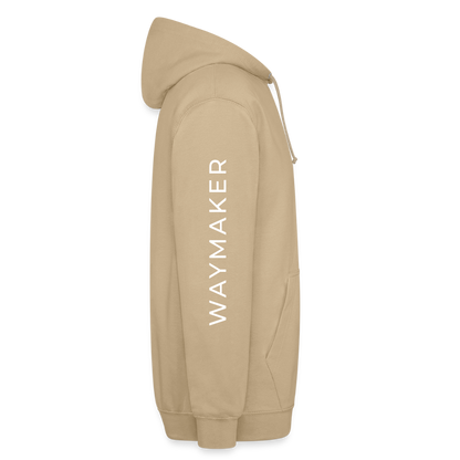 Waymaker Brand - Unisex Hoodie Sideprint - Beige
