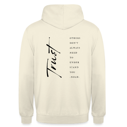 trust - Unisex Hoodie - Vanille-Milchshake