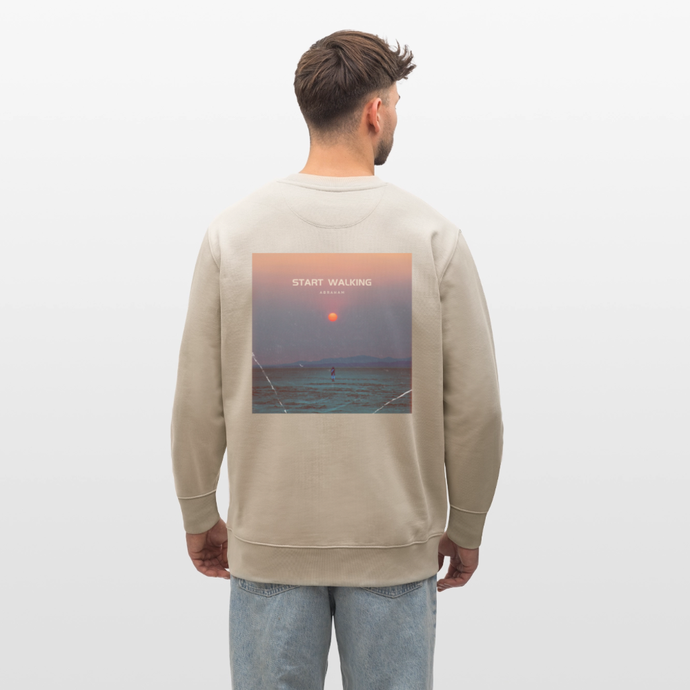 Start walking - Unisex Sweatshirt - Beige
