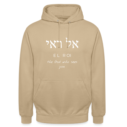El Roi - Unisex Hoodie - Beige