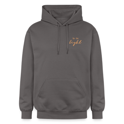 be the light - Unisex Hoodie - Dunkelgrau