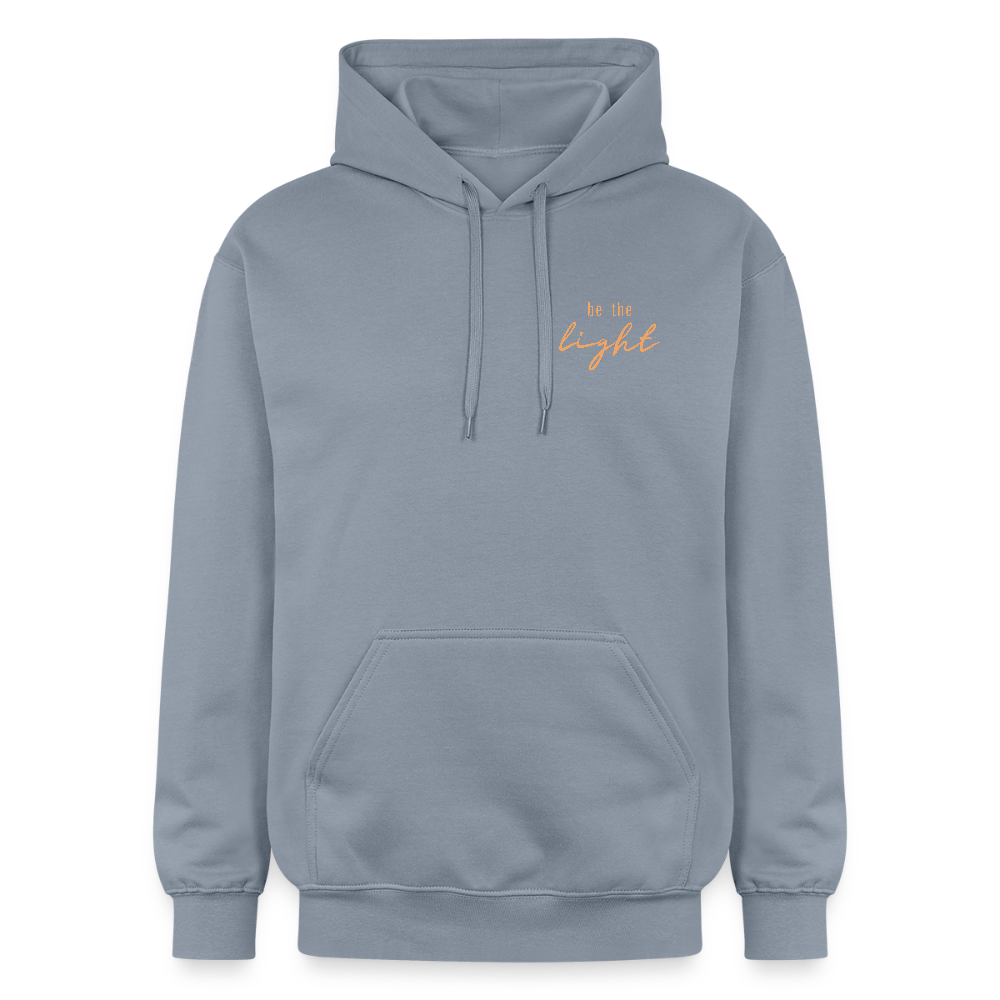 be the light - Unisex Hoodie - Blau