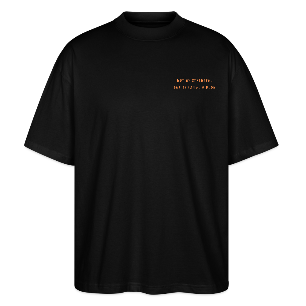 but by faith - Unisex Oversized T-Shirt - Schwarz