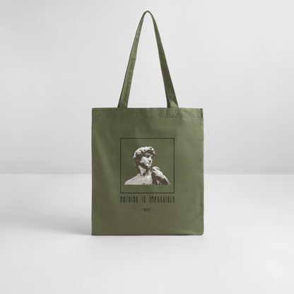 Nichts ist unmöglich - Stoffbeutel - Khaki
