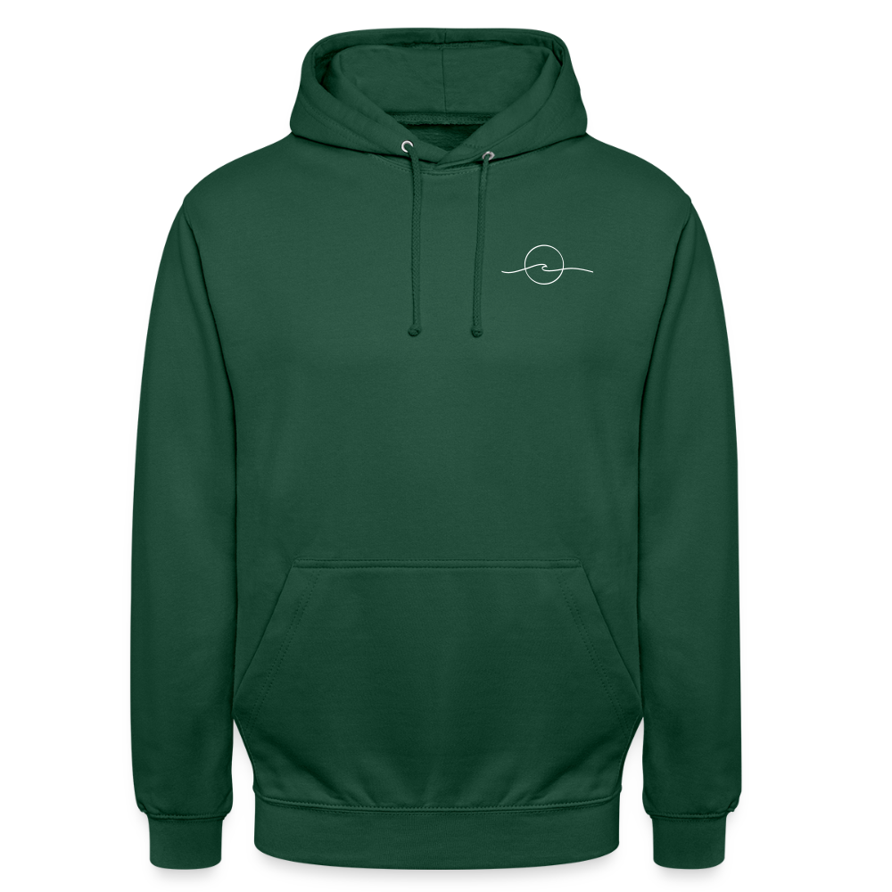 Oceans - Unisex Hoodie Backprint - Flaschengrün
