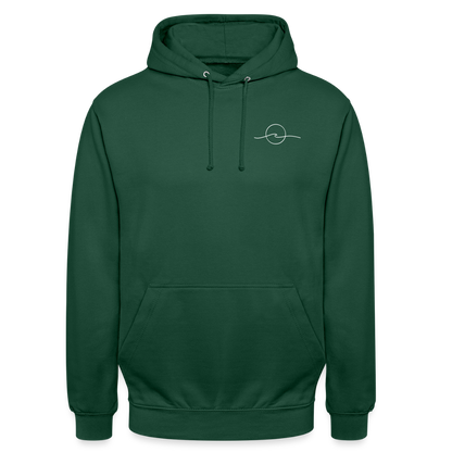 Oceans - Unisex Hoodie Backprint - Flaschengrün