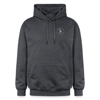 Behüte dein Herz - Unisex Hoodie - Dunkelgrau meliert