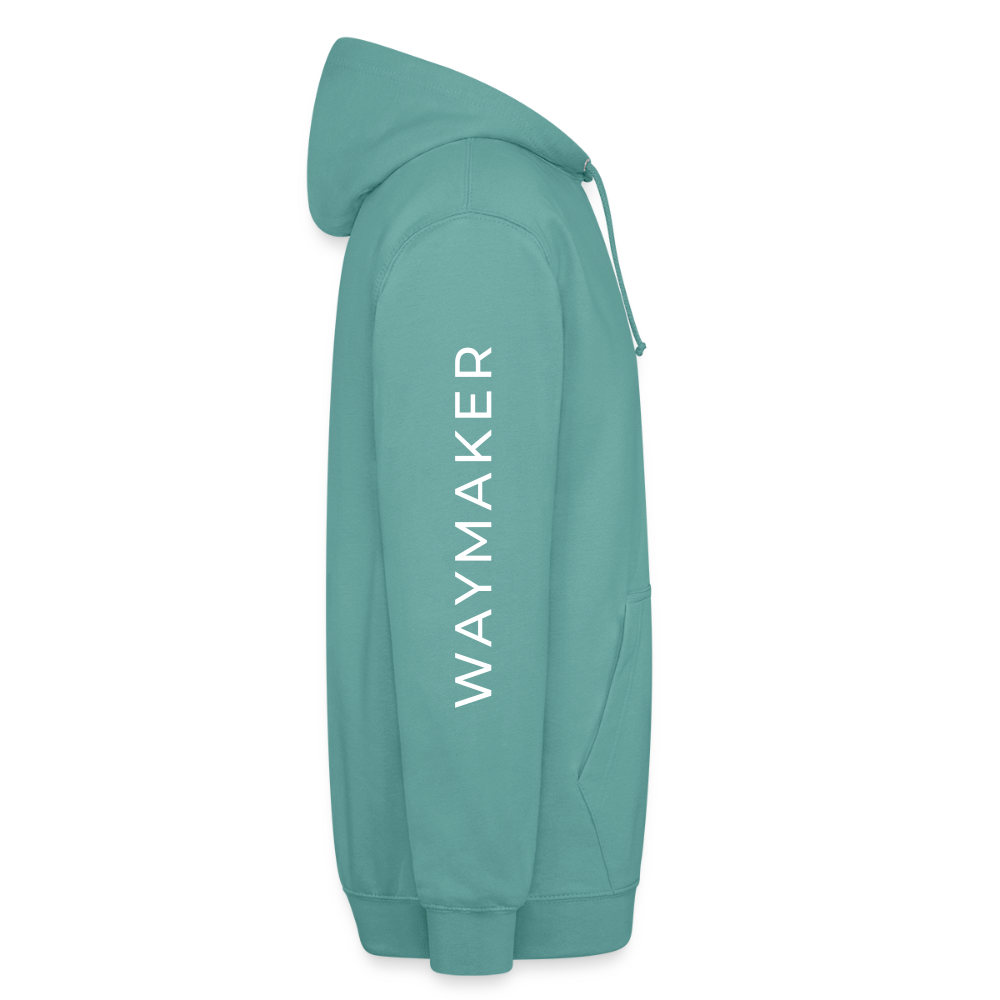 Waymaker Brand - Unisex Hoodie Sideprint - Pastelltürkis