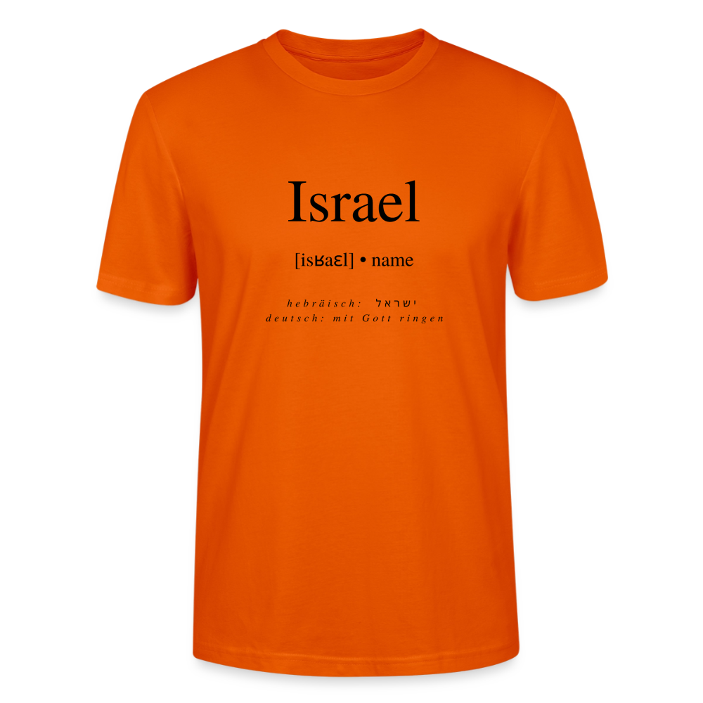 Israel - Unisex T-Shirt - Tieforange