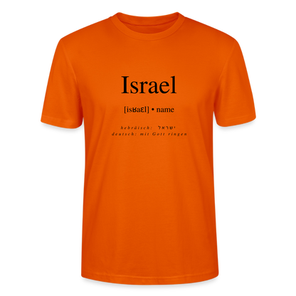 Israel - Unisex T-Shirt - Tieforange