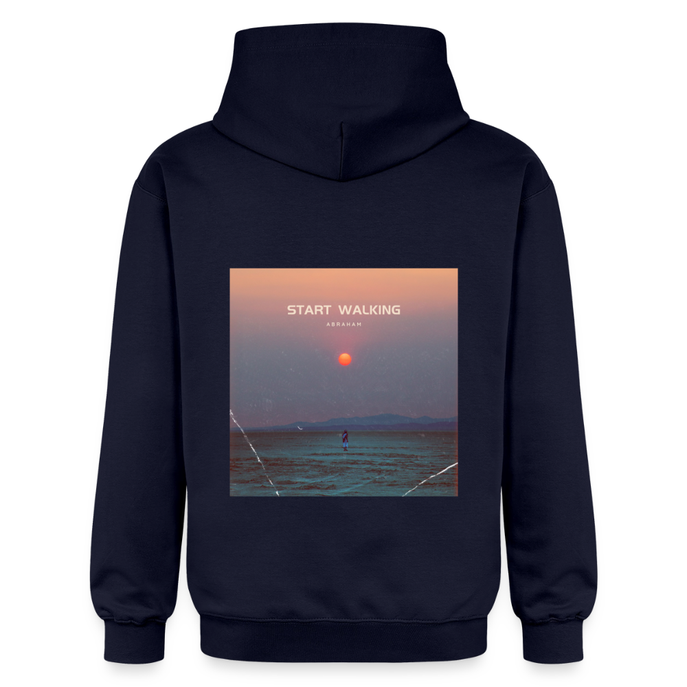 Start walking - Unisex Hoodie - Navy