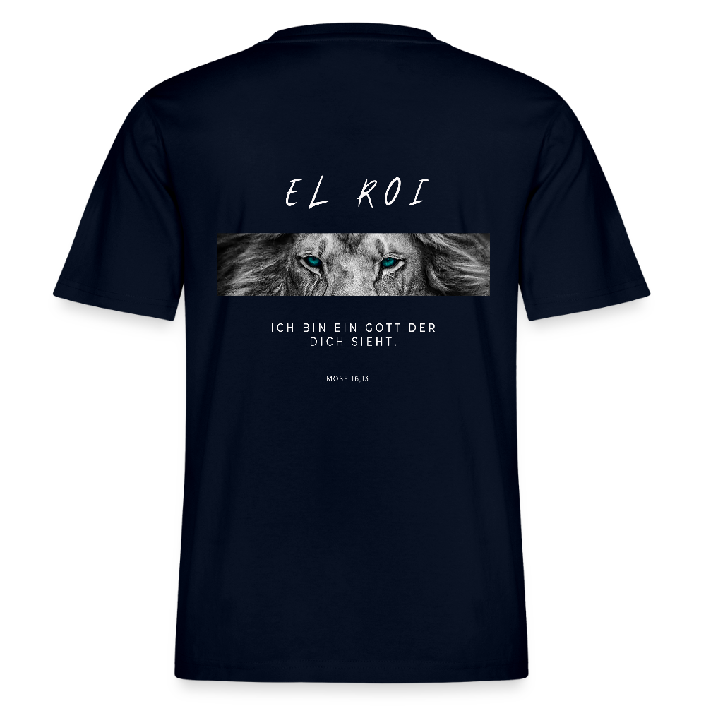 El Roi - Locker geschnittenes Unisex T-Shirt - Navy