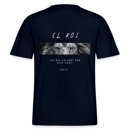 El Roi - Locker geschnittenes Unisex T-Shirt - Navy