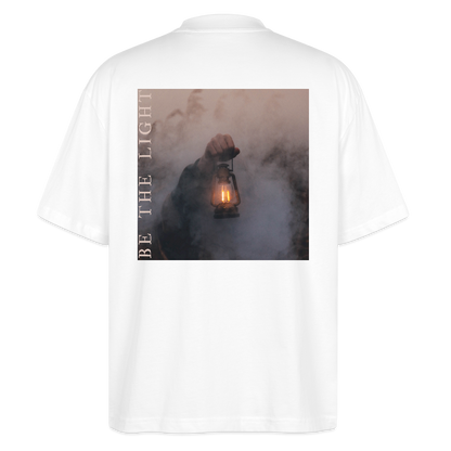 be the light - Oversized Unisex T-Shirt - Weiß