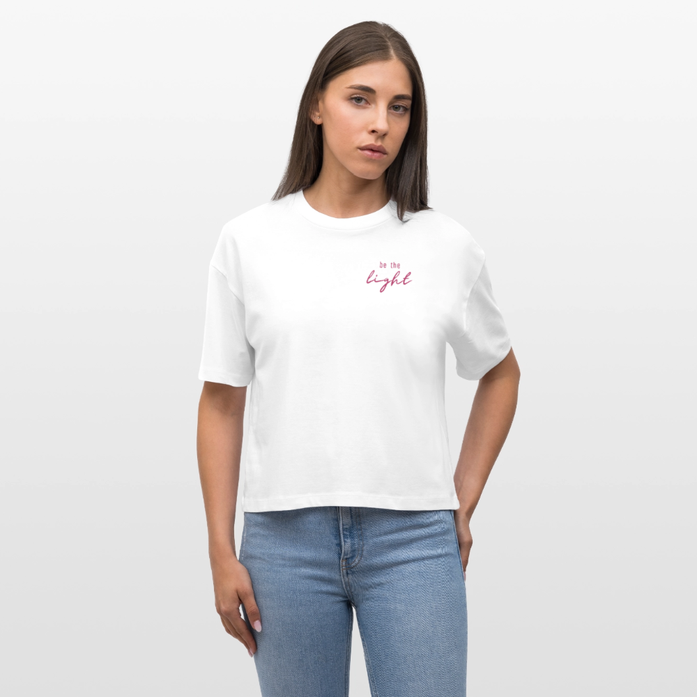 be the light - Frauen T-Shirt - Weiß