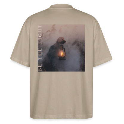 be the light - Oversized Unisex T-Shirt - Steingrau