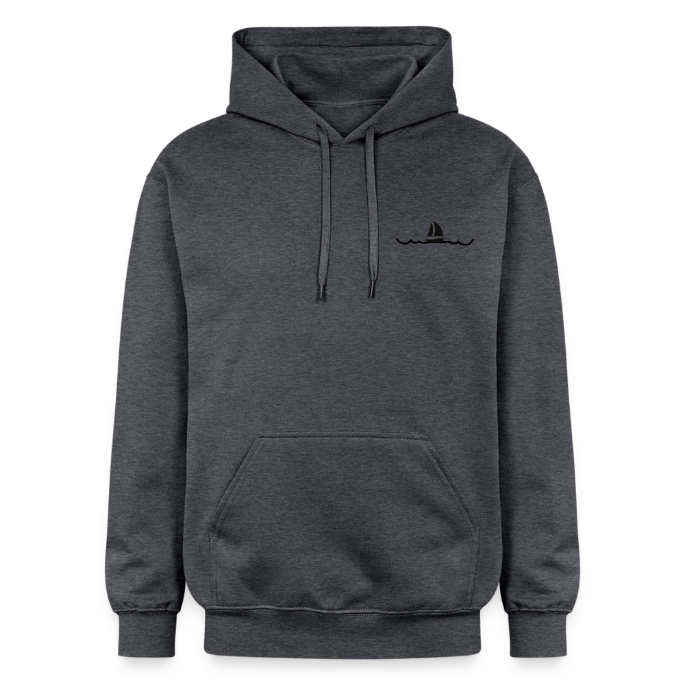 Peace in his presence - Unisex Hoodie - Dunkelgrau meliert