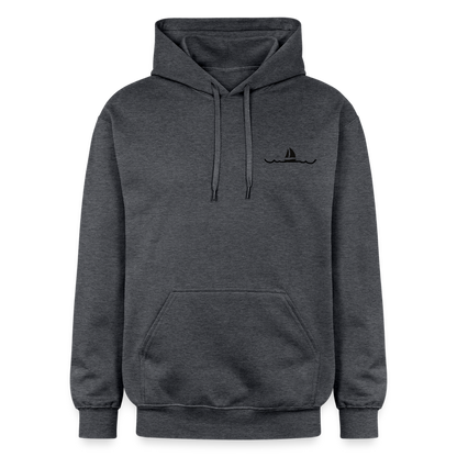 Peace in his presence - Unisex Hoodie - Dunkelgrau meliert