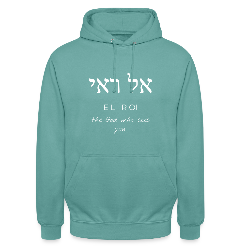 El Roi - Unisex Hoodie - Pastelltürkis