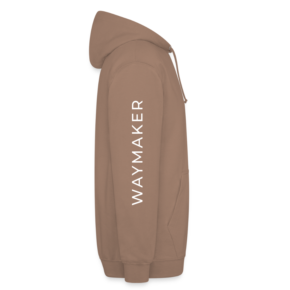 Waymaker Brand - Unisex Hoodie Sideprint - Mokka