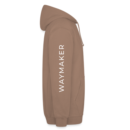 Waymaker Brand - Unisex Hoodie Sideprint - Mokka