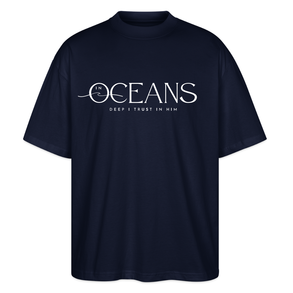 Oceans - Unisex Oversized T-Shirt - Navy