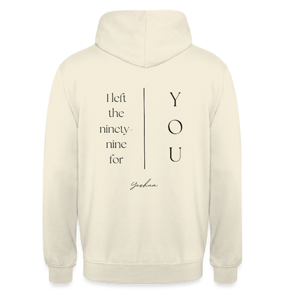 I left the 99 for you - Unisex Hoodie - Vanille-Milchshake