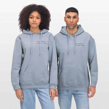 But by faith - Unisex Hoodie - Blau