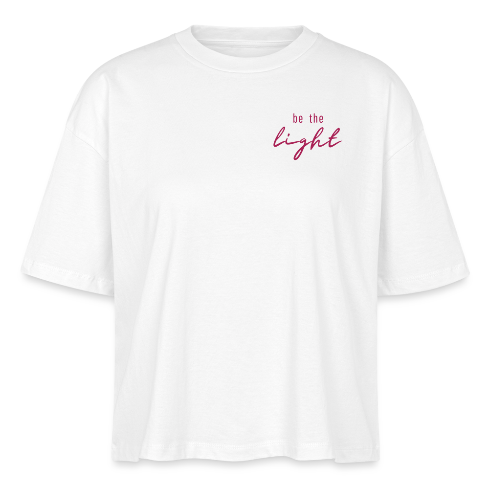 be the light - Frauen T-Shirt - Weiß