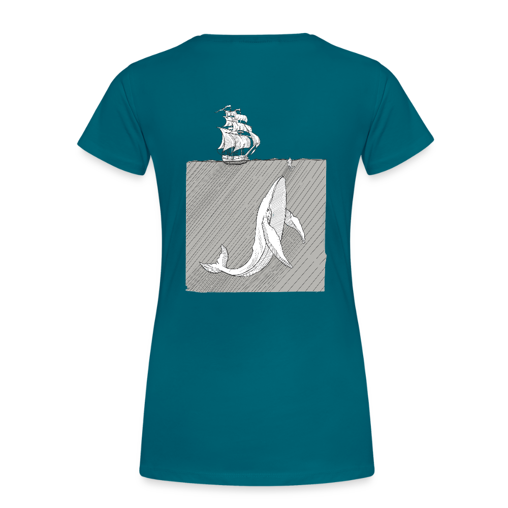saved by grace - Backprint Frauen T-Shirt - Divablau