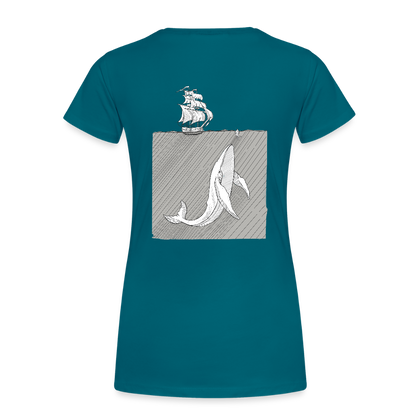 saved by grace - Backprint Frauen T-Shirt - Divablau