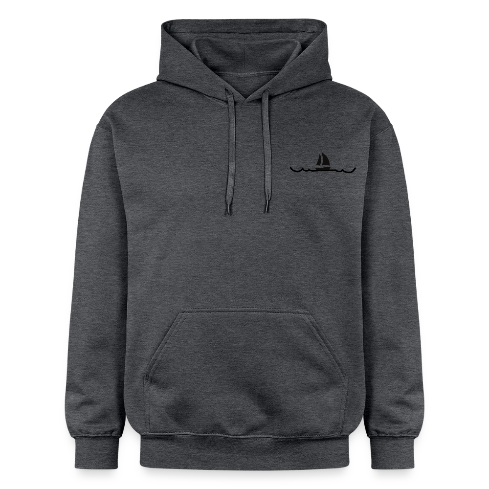 Peace in his presence - Unisex Hoodie - Dunkelgrau meliert