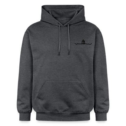Peace in his presence - Unisex Hoodie - Dunkelgrau meliert