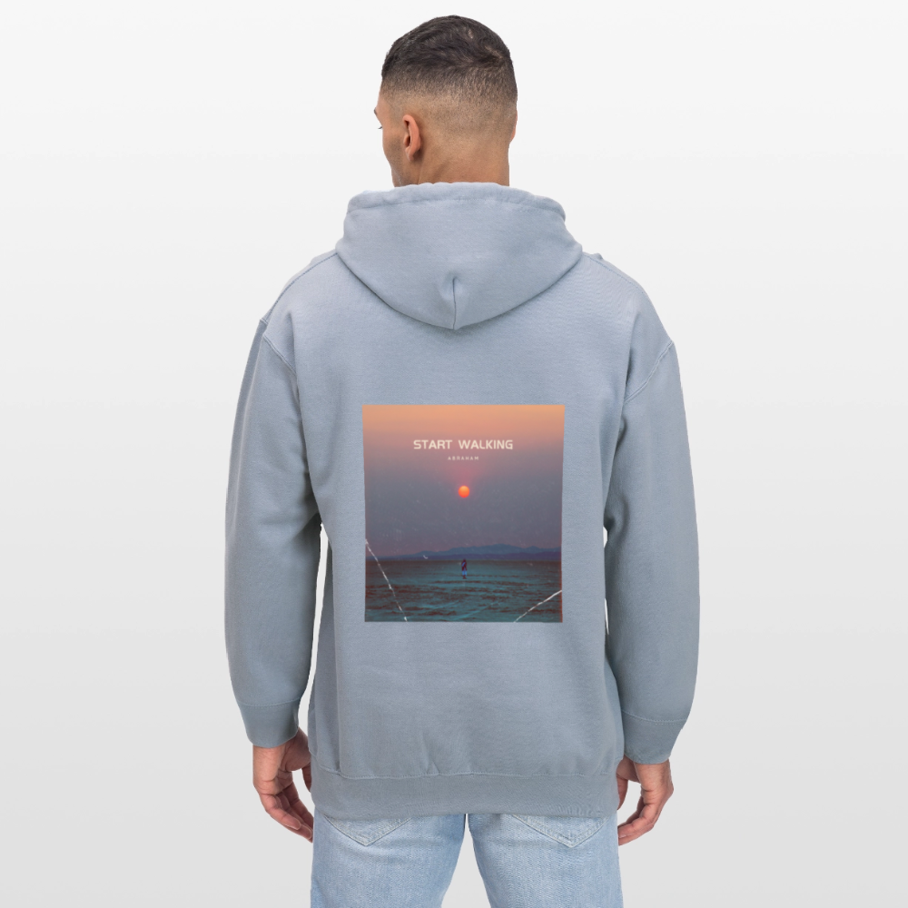 Start walking - Unisex Hoodie - Blau