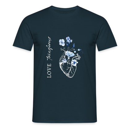 Love transforms - Männer T-Shirt - Navy